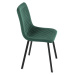 Jídelní židle GLORY zelená/černá