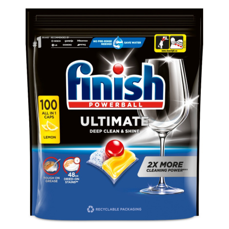 Finish Ultimate All in 1 lemon sparkle kapsle do myčky 100 ks