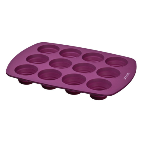 Coox Silikonová forma na muffiny (lila fialová)