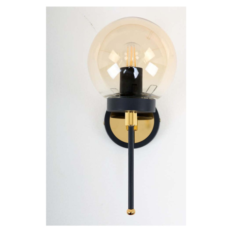 Nástěnné svítidlo ve zlato-černé barvě ø 15 cm Tokyo – Squid Lighting