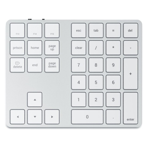 Satechi hliníková přídavná klávesnie ST-XLABKS Stříbrná