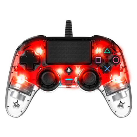 Gamepad Nacon Compact Controller Clear Red (PS4) BigBen