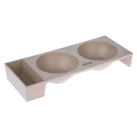 Modern Living dvojitá miska Kjóto - 2 x 450 ml, D 38 x Š 15 x V 5,6 cm