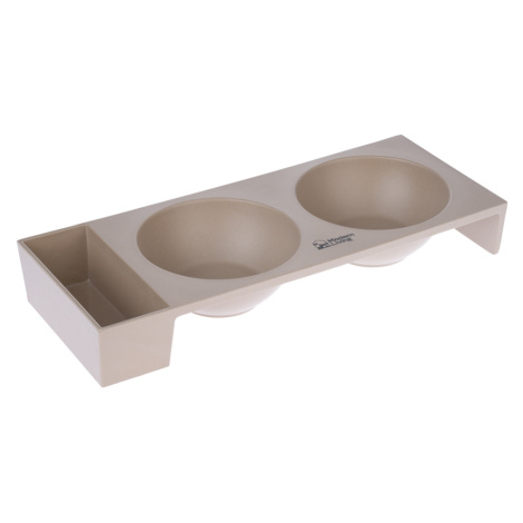 Modern Living dvojitá miska Kjóto - 2 x 450 ml, D 38 x Š 15 x V 5,6 cm