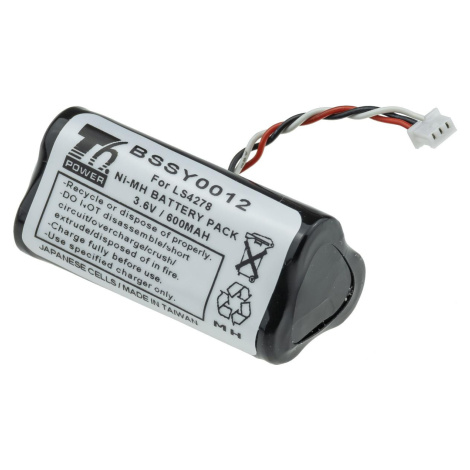 Baterie T6 Power Symbol Motorola Zebra LI4278, LS4278, DS6878, 600mAh, 2,16Wh, Ni-Mh