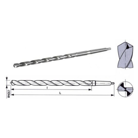 Vrták 10,25 260/160mm HSS kuželový extra dlouhý Stim Zet