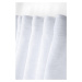 Dekorační režná záclona s poutky MADRID bílá 140x260 cm (cena za 1 kus) France