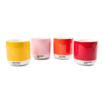 Pantone Latte Termohrnek - Yellow, Red, Orange, Light Pink (set 4 ks)