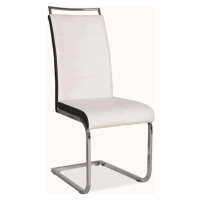 Casarredo Jídelní čalouněná židle H-441 bílá/černá