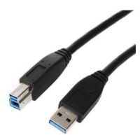 ROLINE USB 3.0 propojovací 0.8m A-B černý