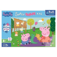 Trefl Puzzle Super Shape XXL Prasátko Peppa: Hraní s bráškou 60 dílků