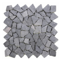 Divero Garth 563 Mramorová mozaika šedá 1 m2 - 30x30cm