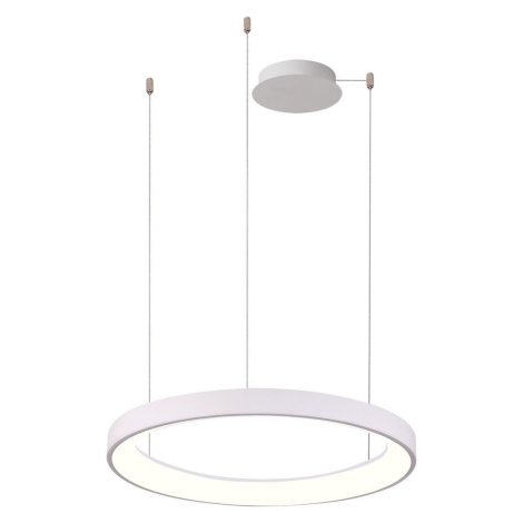 Azzardo  -LED Stmívatelný lustr na lanku AGNES LED/60W/230V pr. 78 cm bílá