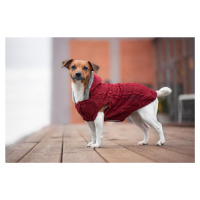 Vsepropejska Argo zateplený svetr pro psa Barva: Vínová, Délka zad (cm): 31, Obvod hrudníku: 44 