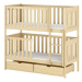 Patrová postel pro dvě děti DENIS 90x200 borovice