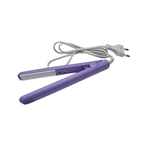 Leventi Mini přenosná žehlička na vlasy krepovací, fialová