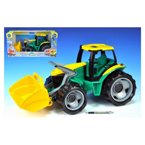 Lena Traktor se lžící plast zeleno-žlutý 65cm v krabici od 3 let