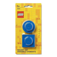 Lego® iconic magnetky, set 2 ks modré