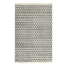 Koberec Kilim se vzorem bavlněný 120x180 cm černobílý