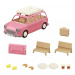 Sylvanian family Rodinné auto růžové Van