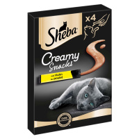 SHEBA® Creamy Snacks s kuřecím masem 4×12 g