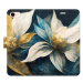 iSaprio flip pouzdro Gold Flowers pro iPhone 7/8/SE 2020