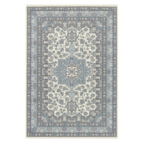 Nouristan - Hanse Home koberce Kusový koberec Mirkan 104442 Cream/Skyblue - 80x150 cm