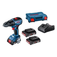 BOSCH GSB 18V-50 2x5,0 Ah + L-BOXX 0.601.9H5.101