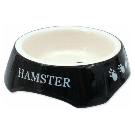 Miska Small Animals potisk Hamster černá 13x13x4cm