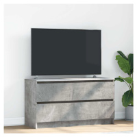 vidaXL TV skříňka betonově šedá 100x35x54 cm kompozitní dřevo