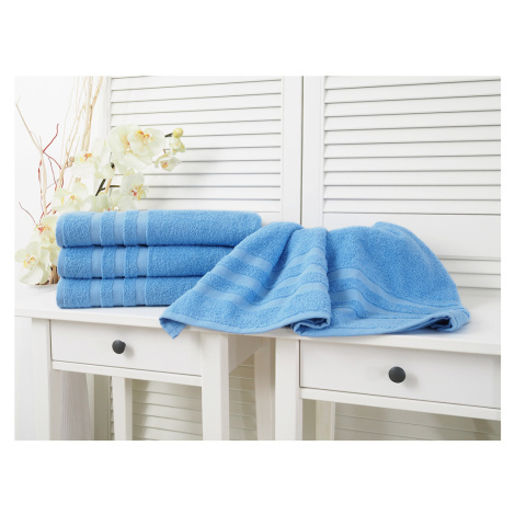 B.E.S. - Petrovice, s.r.o. Bavlněný froté ručník Standard - Blue Rozměr: 50 x 100