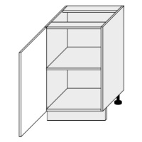 ArtExt Kuchyňská skříňka spodní PLATINIUM | D1D 50 Barva korpusu: Bílá