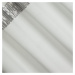 Dekorační vzorovaný velvet závěs s kroužky JASAN bílá/stříbrná 140x250 cm (cena za 1 kus) MyBest
