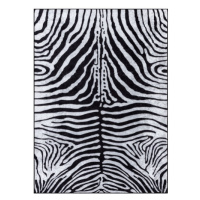 Dywany Łuszczów Kusový koberec Miro 51331.803 Zebra black / white - 80x150 cm