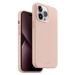 UNIQ Lino silikonový kryt iPhone 14 Pro Max růžový