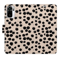 iSaprio Flip pouzdro Dotted 02 pro Xiaomi Redmi Note 10 / Note 10S