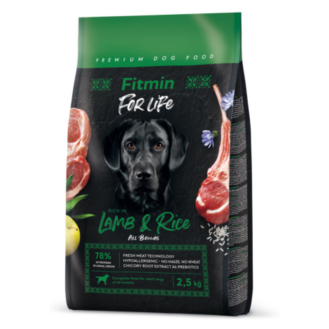 Fitmin For Life Lamb & Rice krmivo pro psy 2,5 kg