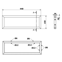 AQUALINE VEGA sestava koupelnového nábytku, š. 97,5 cm, dub platin VG700-01