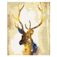 ZUTY - Diamantové malování (s rámem) - Zlatý jelen
