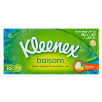 Kleenex Balsam papírové kapesníky 4-vrstvé 8 x 9 ks