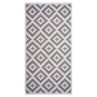 Béžový bavlněný koberec Vitaus Art, 80 x 200 cm