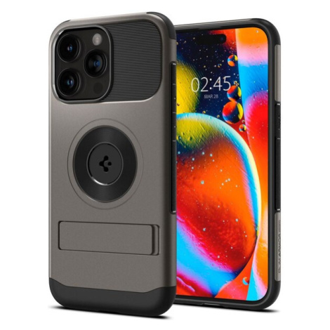 Spigen Slim Armor MagFit kryt iPhone 15 Pro Max šedý