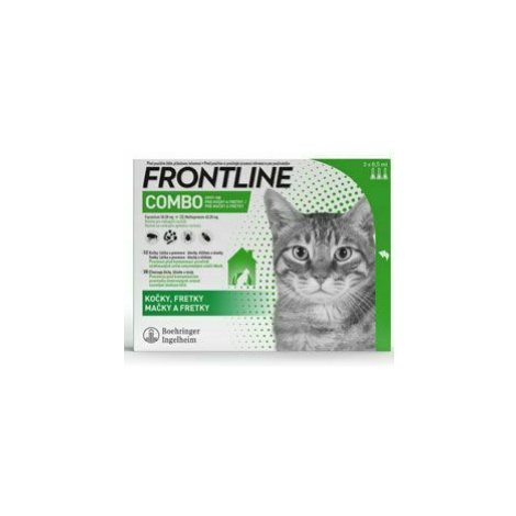 FRONTLINE COMBO spot-on pro kočky - 3x0,5ml 2+1 zdarma ( do vyprodání)