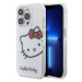 Pouzdro Hello Kitty IML Head Logo zadní kryt pro Apple iPhone 13 PRO White