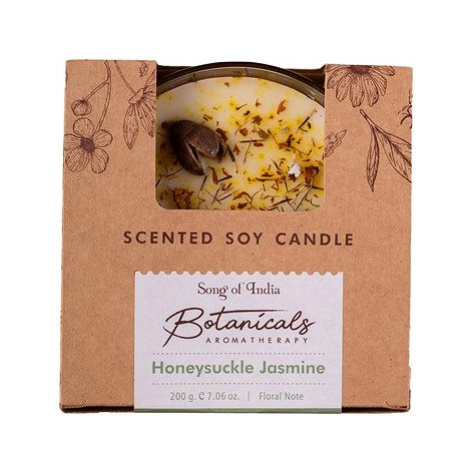 Arôme Organická tříknotová svíčka Botanicals Honeysuckle Jasmine, 200 g