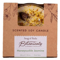 Arôme Organická tříknotová svíčka Botanicals Honeysuckle Jasmine, 200 g