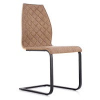 Židle K265 eko kůže/překližka/kov hnědá/dub medový
