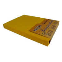 Brotex Jersey prostěradlo sytě žluté, 70 × 140 cm dětské