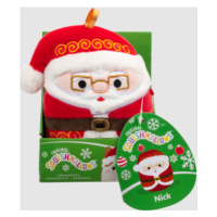 Squishmallows Vánoční ozdoba Santa s brýlemi Nick 10 cm