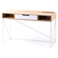 Pracovní stůl s deskou v dubovém dekoru 48x120 cm Odel – Homede